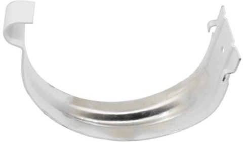 Support de gouttière en aluminium demi ronde pour toiture raccord de gouttière étanchéité gouttière alu demi ronde crochet étrier pvc fixation toiture adaptateur gouttière (5pcs blanc)