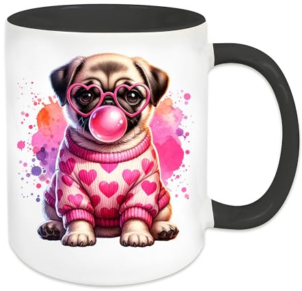 Lustige Mops Tasse, Geschenke Tasse,Hundebesitzer, A5608