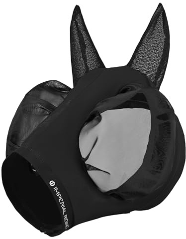 Imperial Riding Fliegenmaske „Trail Ride“ ohne Nasenschutz, Schwarz, Xfull