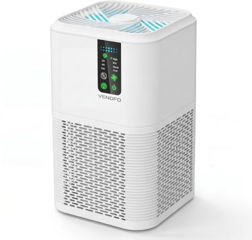 Purificador de aire para el hogar, habitación grande de hasta 1750 pies cuadrados, HEPA con modo de sueño, limpiador de aire con aromaterapia para oficina, sala de estar, dormitorio, elimina el olor a