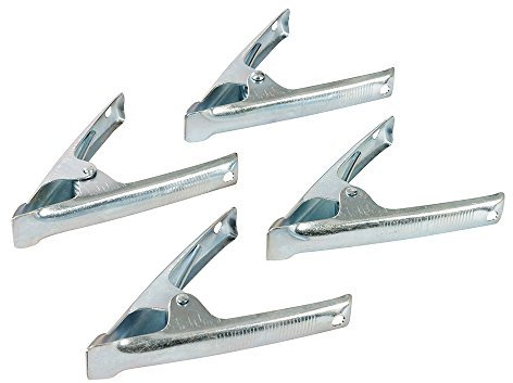 Silverline Tools 878971 Pinzas de Acero, Apertura Máxima 50 mm, 4 Piezas