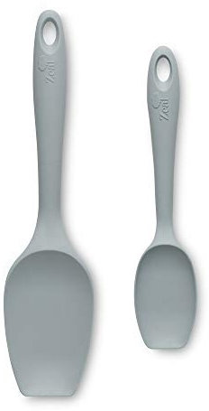 Zeal JSET1B Non-Stick Silicone Large & Small Spatula Spoon-Duck Egg Blue