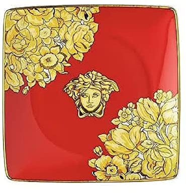 Versace Medusa Rhapsody Red, Coppetta Quadrata 12cm