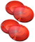 ZYTC 3 1/4 Motorrad Blinker Linsen Kit Rote Linse Pack von 4