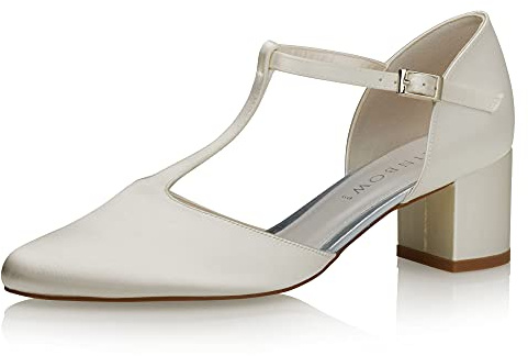 Rainbow Club Brautschuhe Rosita - Damen, Pumps, Ivory - Gr. 37 (UK 4)
