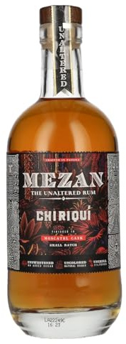 Mezan CHIRIQUI | The Unaltered Rum | 1x 700ml | 40% vol | ohne Zuckerzusatz | Ohne Farbstoffe | Gold Award Gewinner Spirits Business Rum & Cachaça Masters 2023
