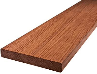 BioMaderas® Planches de terrasse en jatoba, largeur 145 mm, épaisseur 21 mm (longueur 182 cm)
