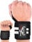 BEAST RAGE Gewichtheber-Handgelenkbandagen Muskelaufbau Leistung Fitness Training Gym Gurte Daumenschlaufe Unterstützung Dehnbare Baumwolle Bandage Bandage Trainingsmanschette (Weiß)