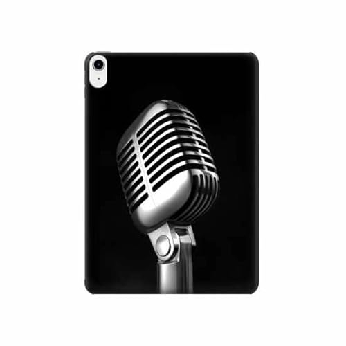 Retro Microphone Jazz Music Tablet Hülle Schutzhülle Taschen für iPad 10.9 (2025,2022)