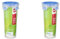 Emsa 508554 Clip & Close Trinkbecher| 0,5 Liter | Rund | mit Deckel | Besondere Frische-Dichtung | Transparent/Blau (Packung mit 2)