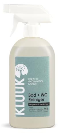 KLUUK: Bad + WC Reiniger 500ml | Einfach Nachhaltig Sauber (1er Pack)