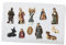 Garneck 4 Sätze Krippenschmuck Miniatur-krippe Christusgeburt Von Jesus Verzierung Geschenke Für Kleine Geschenke Sammlung Von Weihnachtskrippen Baum Tanne Zubehör Harz Büro Arabisch