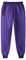 Pantaloni della tuta da uomo casual elasticizzati a vita alta pantaloni da jogging estivi slim fit atletico pantaloni da allenamento con tasche, Viola, XL