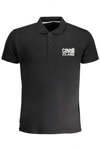 CAVALLI CLASS POLO MANICHE CORTE UOMO NERO