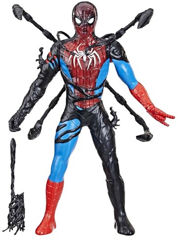 Marvel Spider-Man VenomVersus Spider-Man Farbwechsler Action-Figur mit Zubehör, Black