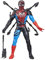 Marvel Spider-Man VenomVersus Spider-Man Farbwechsler Action-Figur mit Zubehör, Black