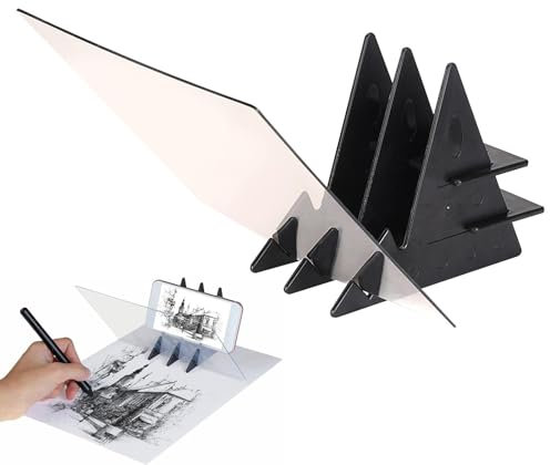 Optical Drawing Board - Tracing Projector Image Drawing Board, Art Projector Drawing Tools | Transparent Optical Drawing Board Portable for Adults Beginners