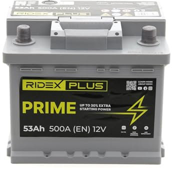 RIDEX PLUS Batterie 53, Ah 500, A/EN 1S0061P L 207mm B 175mm H 175mm