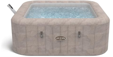 Lay-Z-Spa Rome, Inflatable EnergySense Hot Tub with Built-in Pump, 180 AirJet Massage System with Smart Wifi App, 4-6 Person