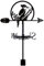 SUPERDANT Girouette de Jardin Exterieur pour Toit Girouette en Forme de Pic Girouettes en Métal Noir Indicateurs de Direction du Vent Deco Jardin Exterieur