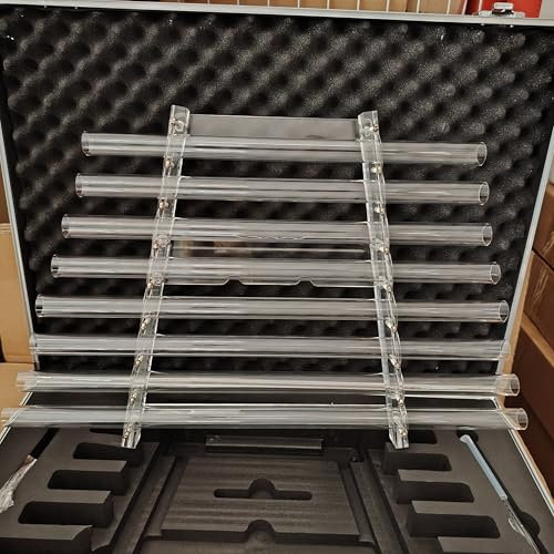 Generic Hand Stand Quartz Crystal Singing Harp + Crystal Mallet and Aluminum Alloy Box