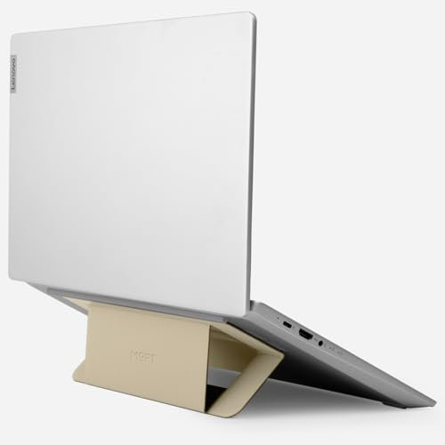 MOFT Support Ordinateur Portable avec 2 Angles Réglables 25° et 15°, Compatible avec Ordinateurs Portables jusqu'à 16 Pouces, Design Léger, Portable, Pratique, Stable