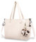 Aucuu Damen Kord Groß Handtasche, Cord Tasche Tote Bag, Umhängetasche Groß Shopper Tasche, Cord Tasche Beuteltasche Mit ReißVerschluss, Handtasche Schultertaschen für Arbeit Reisen Einkaufen Schule