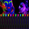 Strehknewen Juego de 12 colores neón UV para niños, lápices de maquillaje lavables y colores de maquillaje, lápices de colores para Halloween, carnaval y maquillaje UV