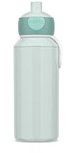 Mepal - Trinkflasche Pop-up Campus - Wasserflasche - Auslaufsichere Flasche für die Schule - Wiederverwendbar - BPA-frei & Spülmaschinenfest - 400 ml - Cool mint