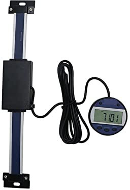 ZKLGS Digital Readout Linear Scale, 0-150 mm Aluminum Alloy Digital Linear Scale Digital Readout Remote Magnet Display Linear Scale External DRO Milling Lathe for Milling Machines or Lathes(0-150mm)
