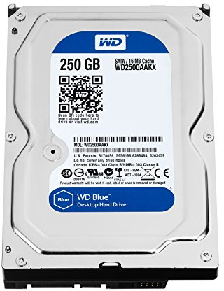 Western Digital Caviar Blue 250GB 3.5 250 Go SATA Disque dur - Disques durs (3.5, 250 Go, 7200 tr/min)