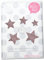 Bügelbild 5 GLITZER Sterne 4 cm bis 2 cm, 40 mm bis 20 mm Aufbügler Applikationen Bügelsticker für Stoffe Textilien Kinder zum Aufbügeln Flicken, Farbe:Glitzer confetti