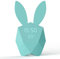 Intelligenter Hasenwecker Cutie Clock Mob | Pastellblau – Geräusch- und Bewegungsmelder, innovatives Design und Nachtlicht | Nomade