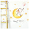 Little Deco Aufkleber Elefant mit Ballon rosa & Spruch Sweet Dream I 3 A4 Bögen I Mond und Sterne Wandbilder Wandtattoo Kinderzimmer Deko Babyzimmer Mädchen DL214-8