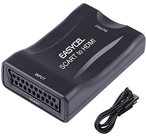 EASYCEL Scart auf HDMI Konverter - Scart zu HDMI Adapter