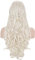 morvally Daenerys Drachenkönigin, Cosplay-Perücke für Khaleesi, lange, lockige, gewellte Zöpfe, Haarperücken für Damen, Kostüm, Halloween-Party, Hellblond
