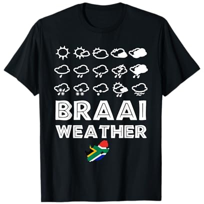 Braai Wetter Lustiges Südafrika Familiengrill T-Shirt