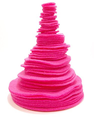 Playfully Ever After Filzkreise, Neonpink Mixed Size Pack - 56pc rose