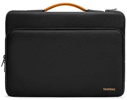 tomtoc 15.6 Inch Laptop Sleeve, Military-grade Protection Laptop Carrying Case for Acer Aspire 3/5/7, Dell Inspiron/XPS, ASUS ROG/TUF/Chromebook, Lenovo ThinkPad L/E/T/P/V