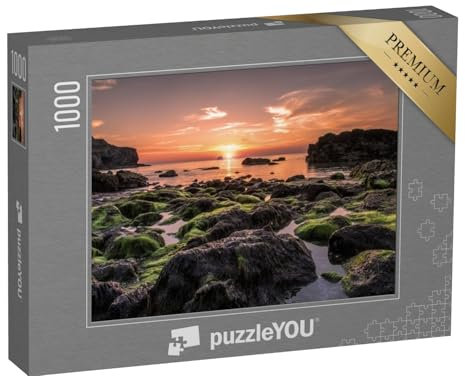 puzzleYOU: Puzzle 1000 Teile „Sonnenuntergang in Cornwall, England“ – aus der Puzzle-Kollektion Cornwall