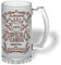 Bee Ingenious Jarra cerveza personalizada de cristal esmerilado. Regalo día de la madre: Maestra cervecera el mejor... con nombre, año y texto personalizados (Maestra)
