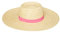 PIECES Pcbie Straw Hat Sww Gorro/Sombrero, Natural/Detalle: Morning Glory, Talla única para Mujer