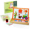 CUBIDI® Montessori Magic Board - Kreatives Magnetisches Holzpuzzle und Kinder Tafel in Einem.Interaktive Magnettafel mit 2 verschiedenen Seiten.Ab 3 Jahre für Jungen Mädchen Kleinkind