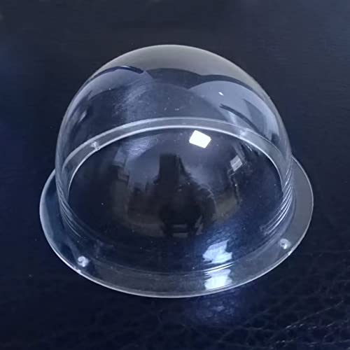 LOTOWELZON 4inch/100mm Acrylic Indoor/Outdoor CCTV Replacement Clear Camera Dome Cover Security Camera Housing Surveillance Camera Cover (Dia 4inch/100mm)