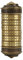 HEEPDD Buchstaben-Passwortschloss, Klassisches, Elegantes Buchstaben-Passwort-Cryptex-Schloss für Ornament