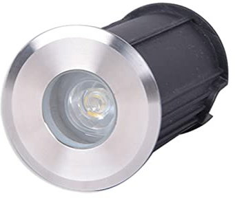 LGJEGD Einbaustrahler IP68 Teichleuchten Unterwasser 30° Abstrahlwinkel Bodenstrahler for Unterwasser, Treppen, Außendeck Color : White Light, Size : 62mm(1w)-24V
