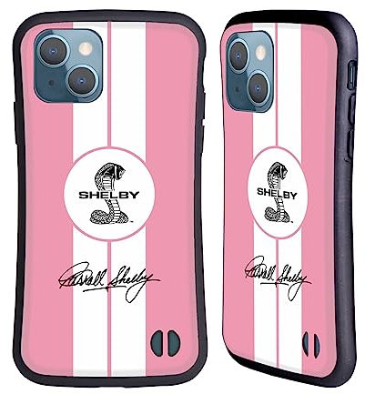 Head Case Designs sous Licence Officielle Shelby 1965 427 S/C Rose Graphismes De Voitures Coque Hybride Compatible avec Apple iPhone 13