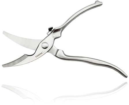 TONMA Poultry Shears, Made in Japan, 10 Japanese Kitchen Shears Heavy Duty
