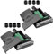Harrisen 2 Stücke DB25 Lötfreier Buchse,RS232 D-SUB Seriell auf 25-polige Anschluss buchse Adapter Breakout Board mit Gehäuse Lange Schrauben Muttern