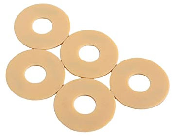 Toyvian 5 Stücke Toggle Abdeckung Rhythmus Washer Für Elektrische Gitarre Gn602 Gelb Schwarz